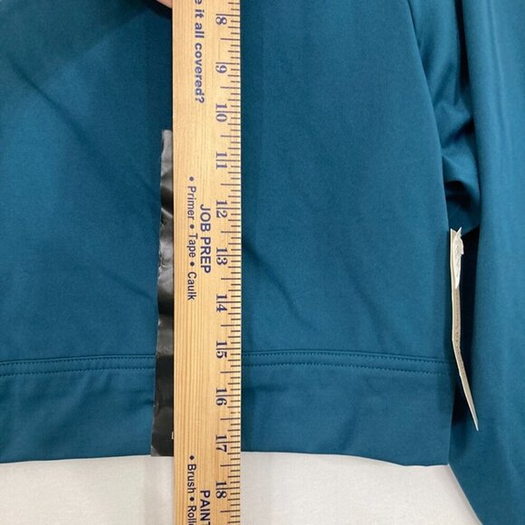 New Banana Republic Large Blue Scuba Nylon Fabric Compression Top - Picture 5 of 9